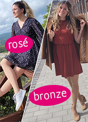 ► rosé och bronze